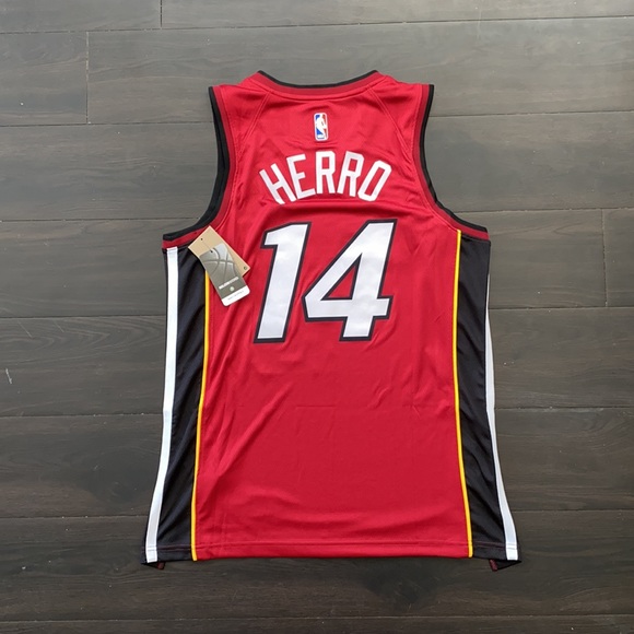 Miami Heat #14 Tyler Herro Red Jersey - Picture 6 of 8